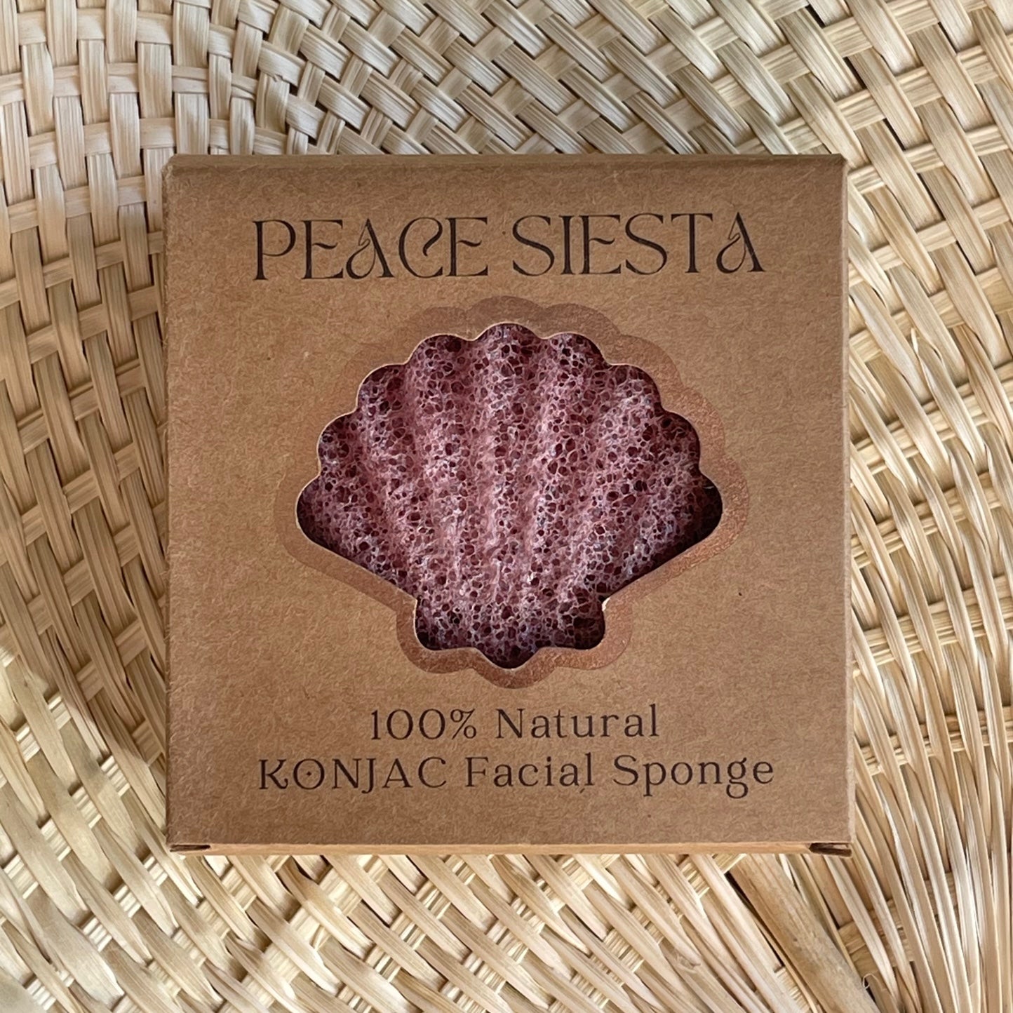 Red Clay Konjac Sponge